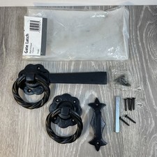 Gate Latch Black Antique