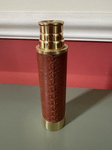 Hand telescope 25x30mm brass - hand,