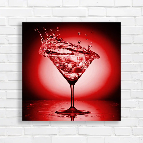 Martini glass splash - martini,