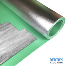 LVT Vinyl Click Flooring Underlay - Damp Proof Membrane - Sound / Acoustic 