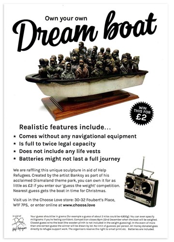 Banksy dream boat - banksy,