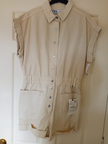 Zara denim playsuit romper - denim, playsuit/romper