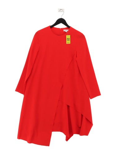 Cos line midi dress - dress, red