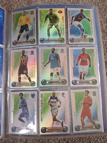 Topps match attax binder - match, 08/09