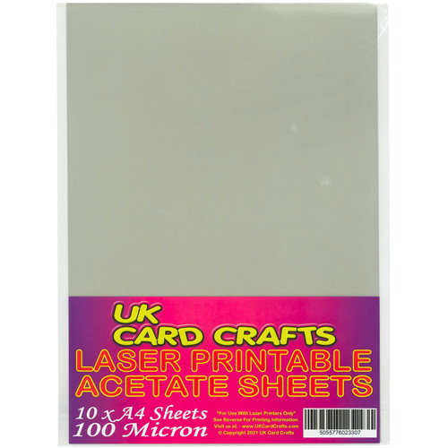 Laser printable acetate - printable,