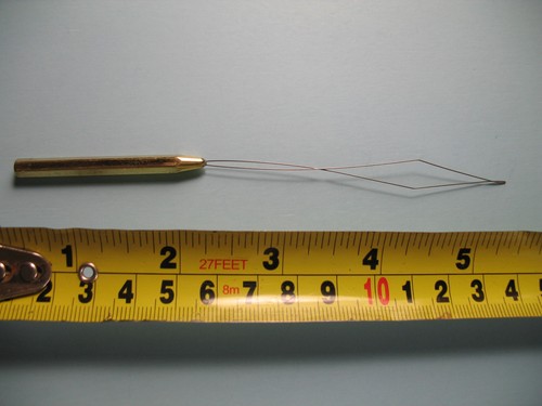 Brass bobbin threader fly - brass,