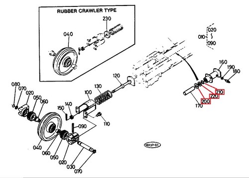 Kubota series idler wheel - series",
