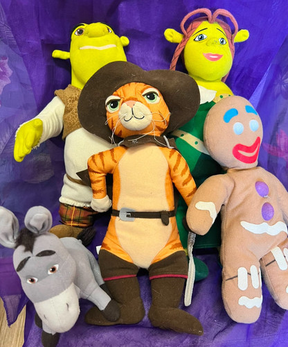 Shrek plush toy set - shrek,