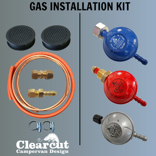 Campervan gas hob installation - campervan,