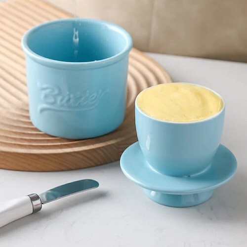 Ceramic butter crock - butter, for