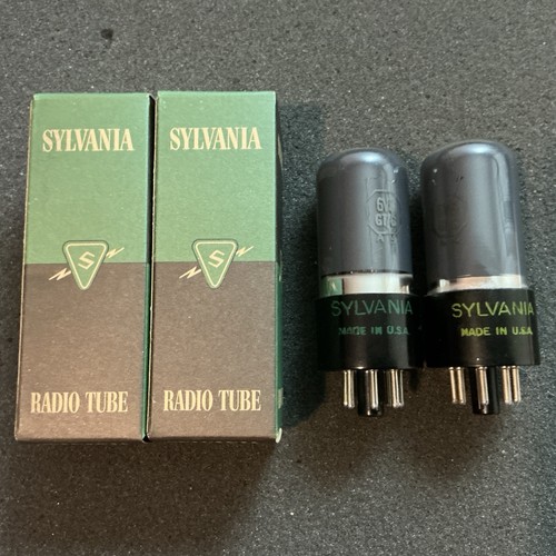 Rare anos sylvania 6v6gt tubes - rare,
