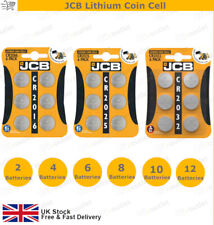 JCB CR2032 | 2025 | 2016 | Battery Coin Cell Button 3v Lithium LONG EXPIRY 2030