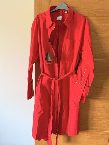 Burberry red midi - burberry,