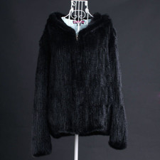 Hand Knitted Real Mink Fur