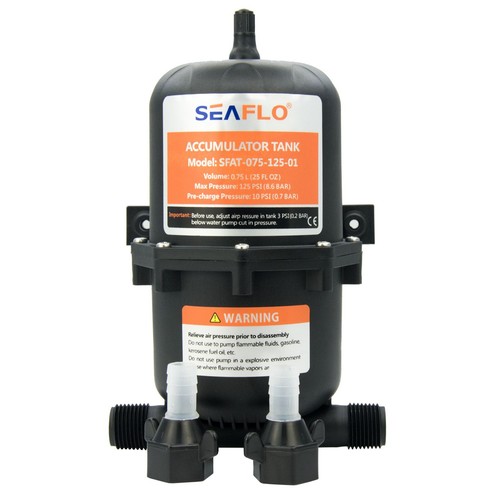 Seaflo water accumulator tank - seaflo,