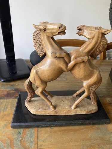 Vintage hand carved wooden - hand,