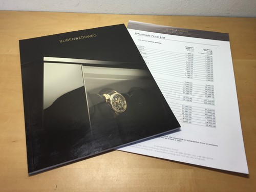 Catalogue buben zorweg time - buben,