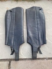 Ariat black leather chaps