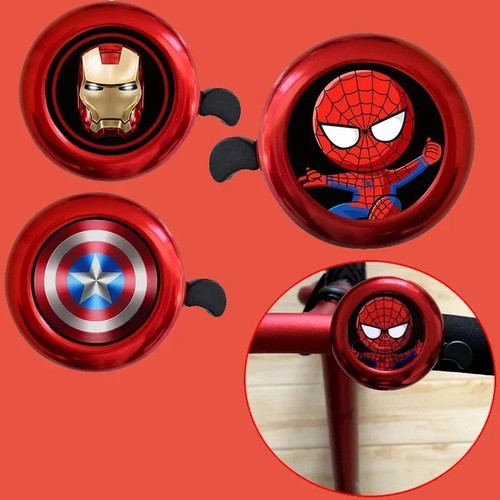 5cm spiderman bicycle bell - spiderman,