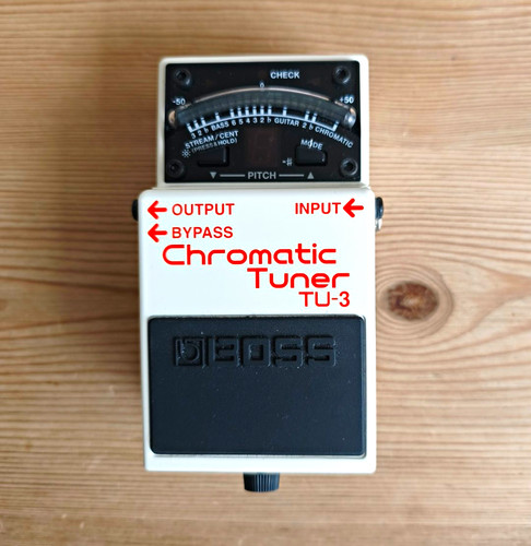 Boss chromatic pedal - tu-3,
