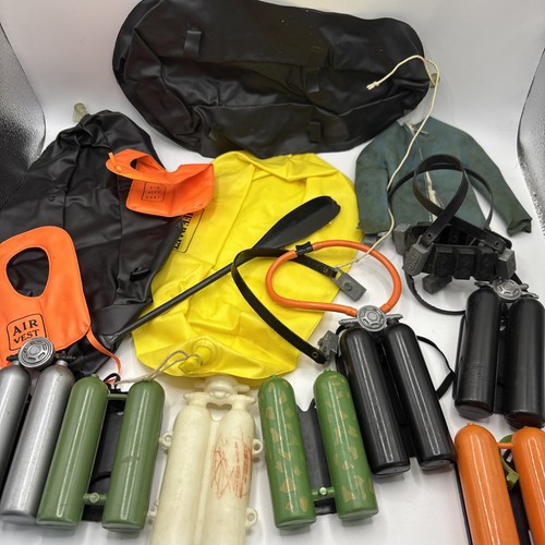 Vintage action man scuba tanks - vintage,