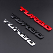 3D TURBO Logo Letter Racing