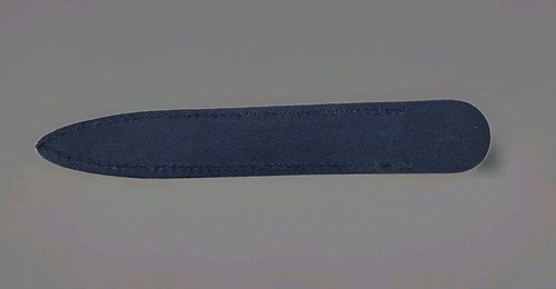 Black leather knife - leather, pen