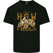 Quad Bike How I Roll Mens Cotton T-Shirt Tee Top