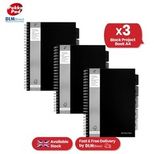 3x PUKKA PAD A4 Project Book