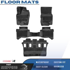 Car Floor Mats Liner for Toyota Land Cruiser Prado J250 2024-2025 7 Seats Rubber