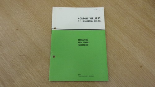 Villiers book norton c12 - book,