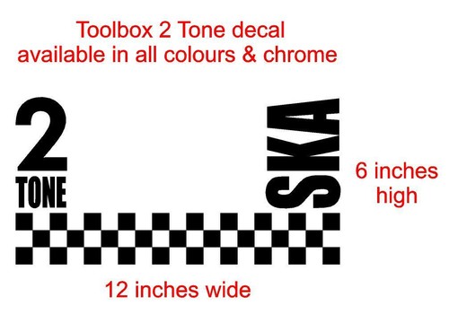 Tone checquered ska toolbox - checquered,