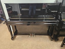 KAWAI Upright Piano. KU10 Black, Made in Japan 2000. LITTLE & LAMPERT PIANOS.