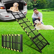 Large Dog Pet Ramp Strong Folding Step Ramp Travel Dog Access Car Van Tool 188cm