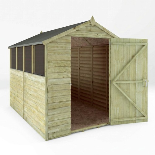 8x6 wooden garden shed - 8x6, apex
