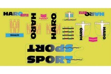 Haro 1990 Sport decals (clear