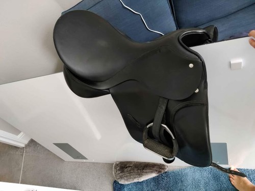 Passier dressage saddle black - passier,