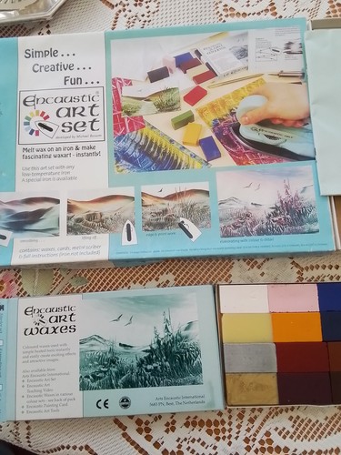 Encaustic art beginner - art, set