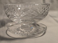 England Tutbury Crystal  Ludlow Footed Dessert Or Shrimp Cocktail Glass