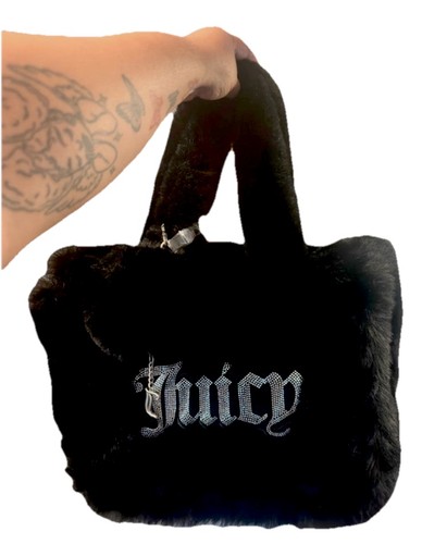 Juicy couture black faux - juicy,