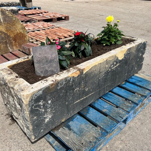 Reclaimed stone trough - reclaimed,