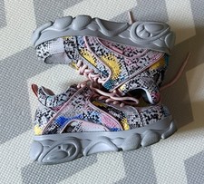 Buffalo Boot Corin Snakeskin multicolor Sneakers women's fashion shoes 