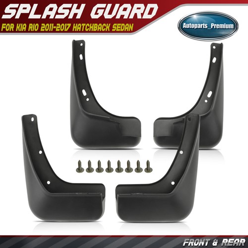 4pcs front rear - 4pcs, splash