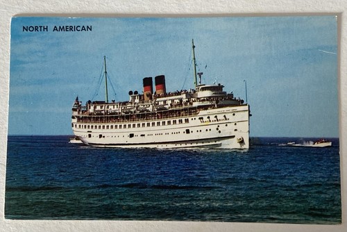 Old ship postcard the georgian - the,