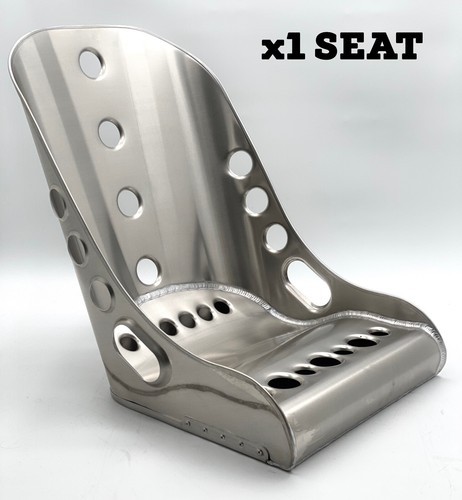 Aluminium bucket seat low - aluminium,