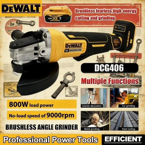 Dewalt dcg406 125mm brushless - 125mm,