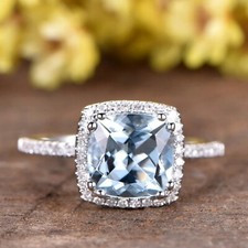 3 CTW Cushion Cut Natural