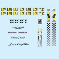 Peugeot Bicycle Frame Stickers - Decals:  n.4