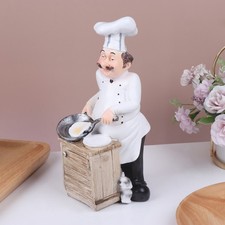  Chef Ornaments Man Kitchen Statue Small Figurine Figurines Home Decor