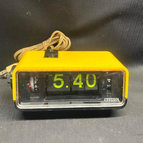 Citizen flip clock - flip,